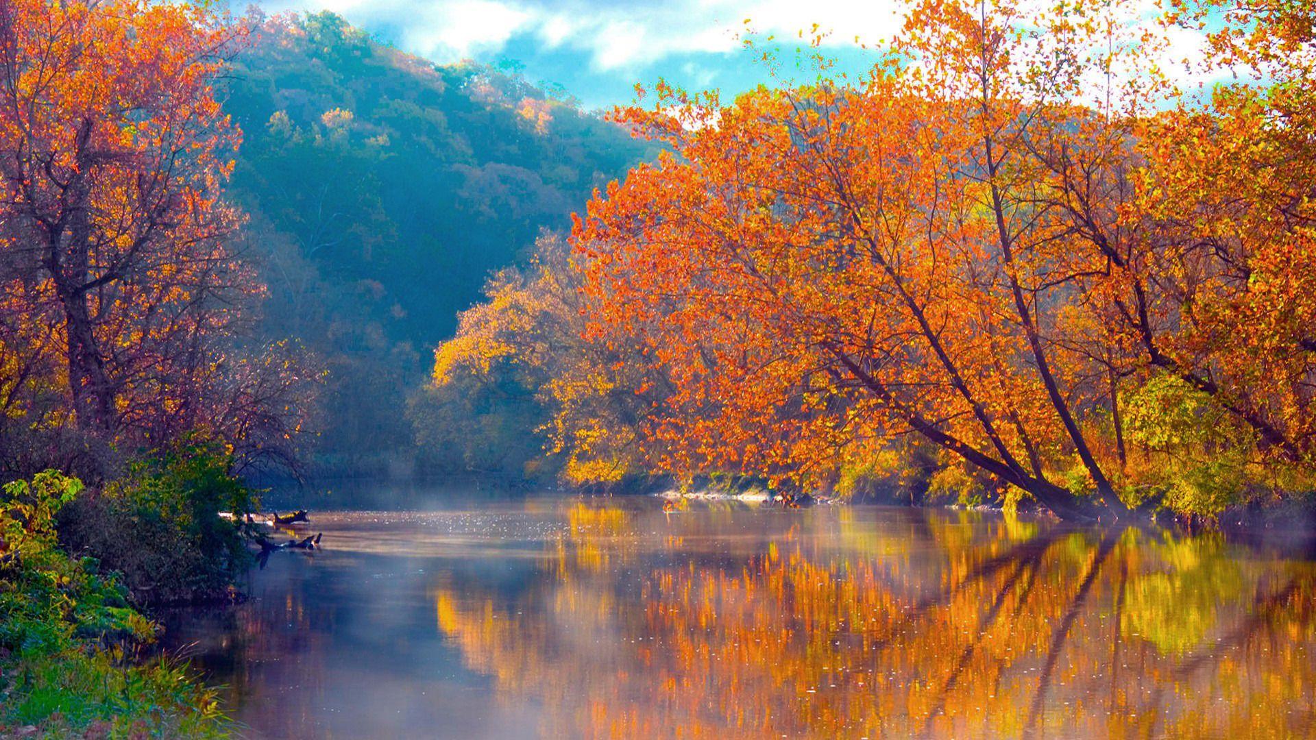 Autumn Lake Wallpaper (image in Collection)