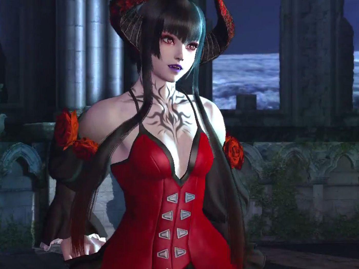 See Tekken Revolution's narcoleptic female vampire Eliza