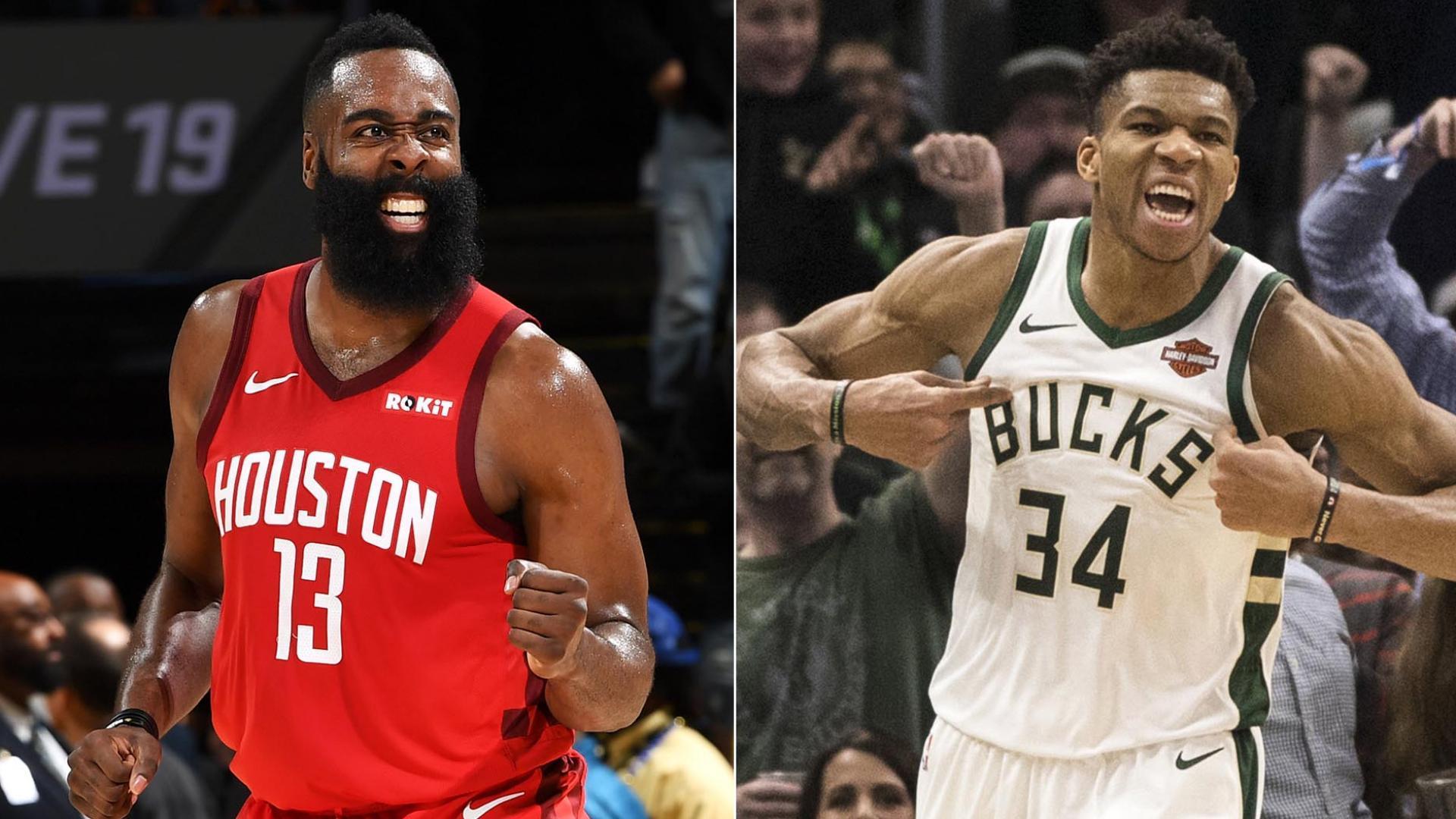 Top Plays from James Harden and Giannis Antetokounmpo