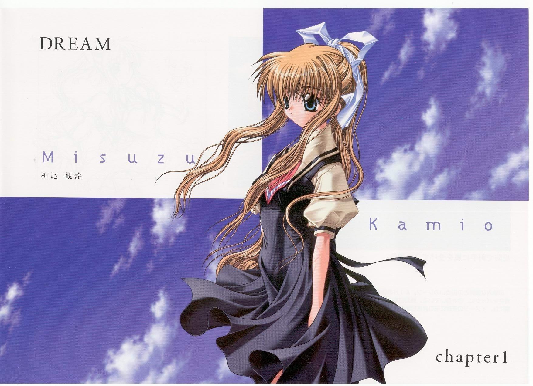 Air, Kamio misuzu, Girl, Blonde, Look wallpaper