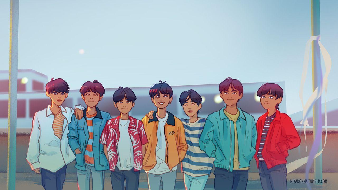 BTS Anime HD Wallpapers - Wallpaper Cave