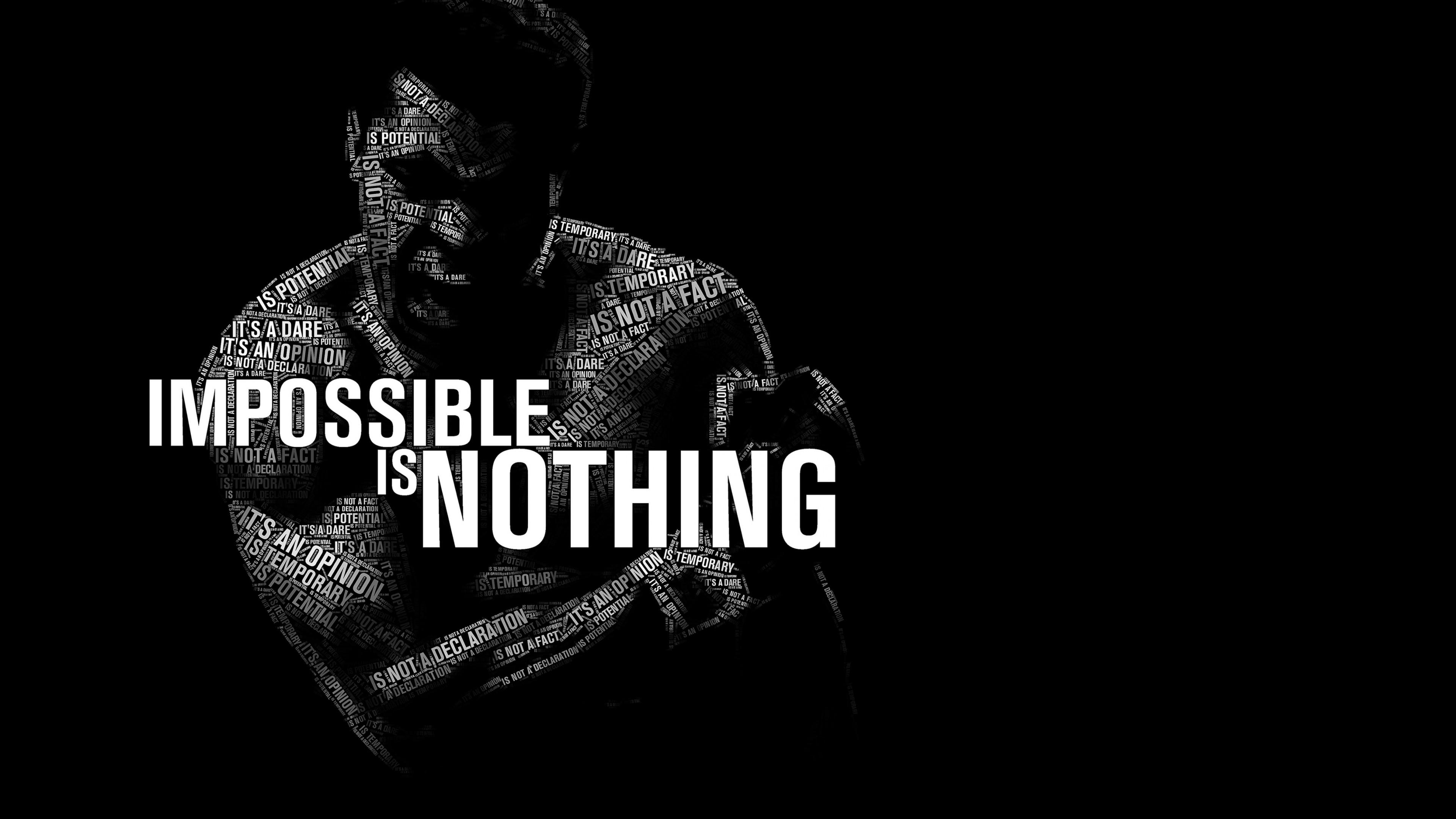 Impossible Is Nothing Ali 4K wallpaper