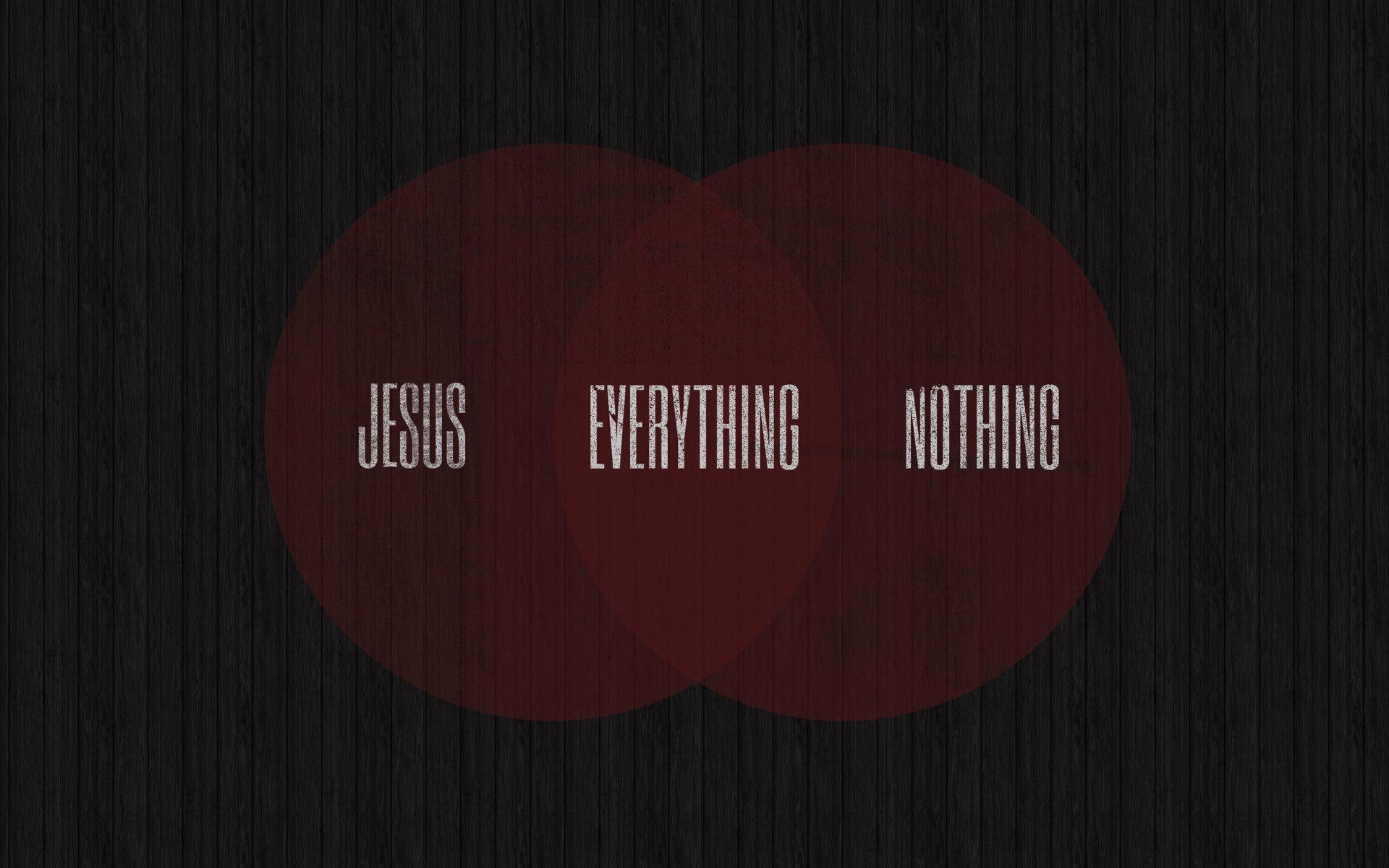 Jesus + Nothing Wallpaper