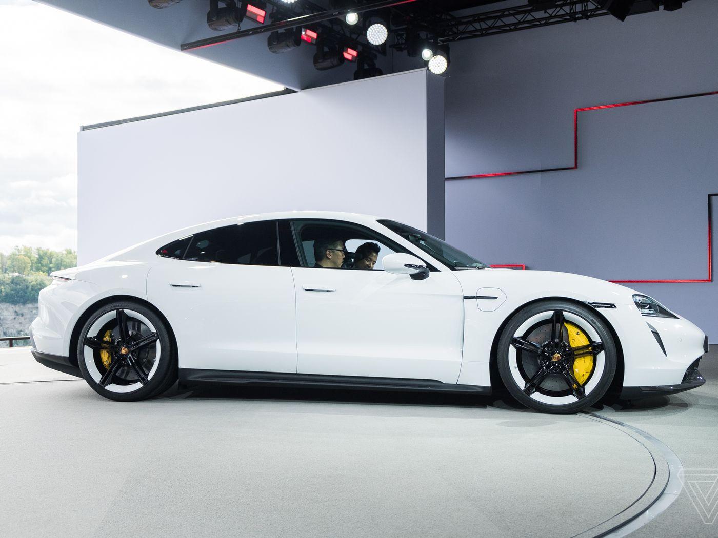 Up close with the Taycan, Porsche's first electric car