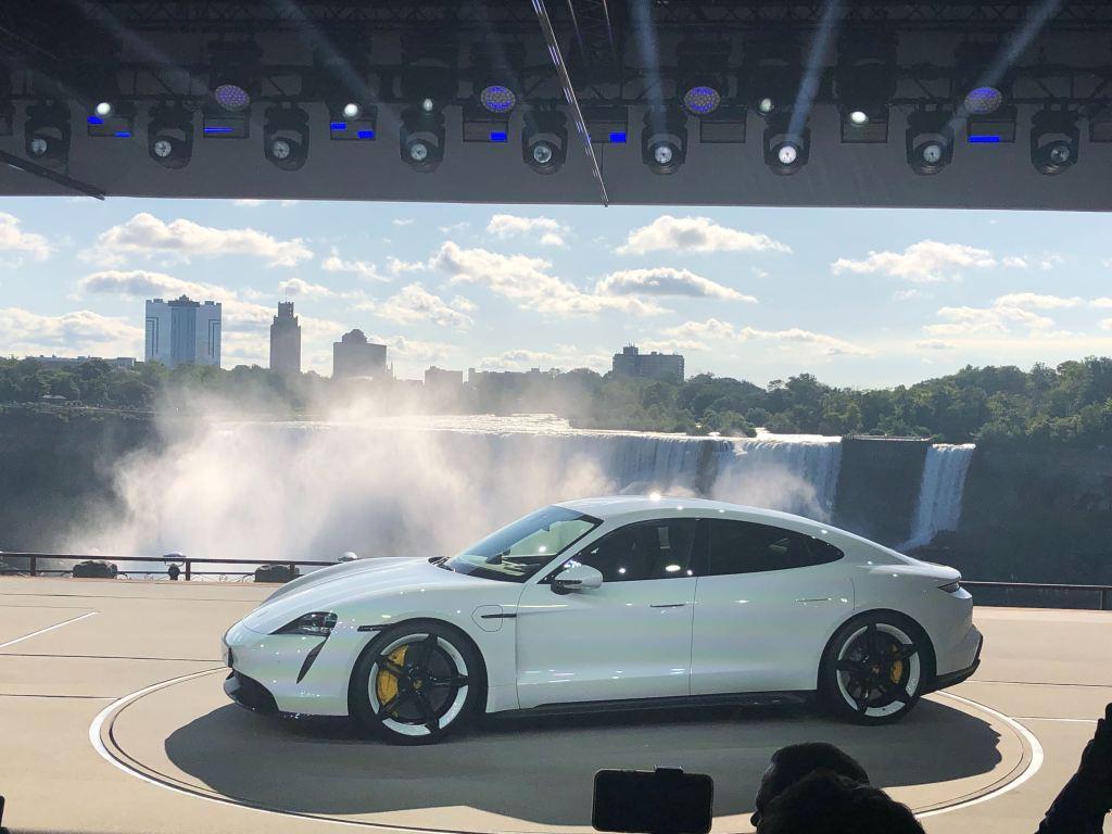 Porsche unveils Taycan electric car: up to 280 miles