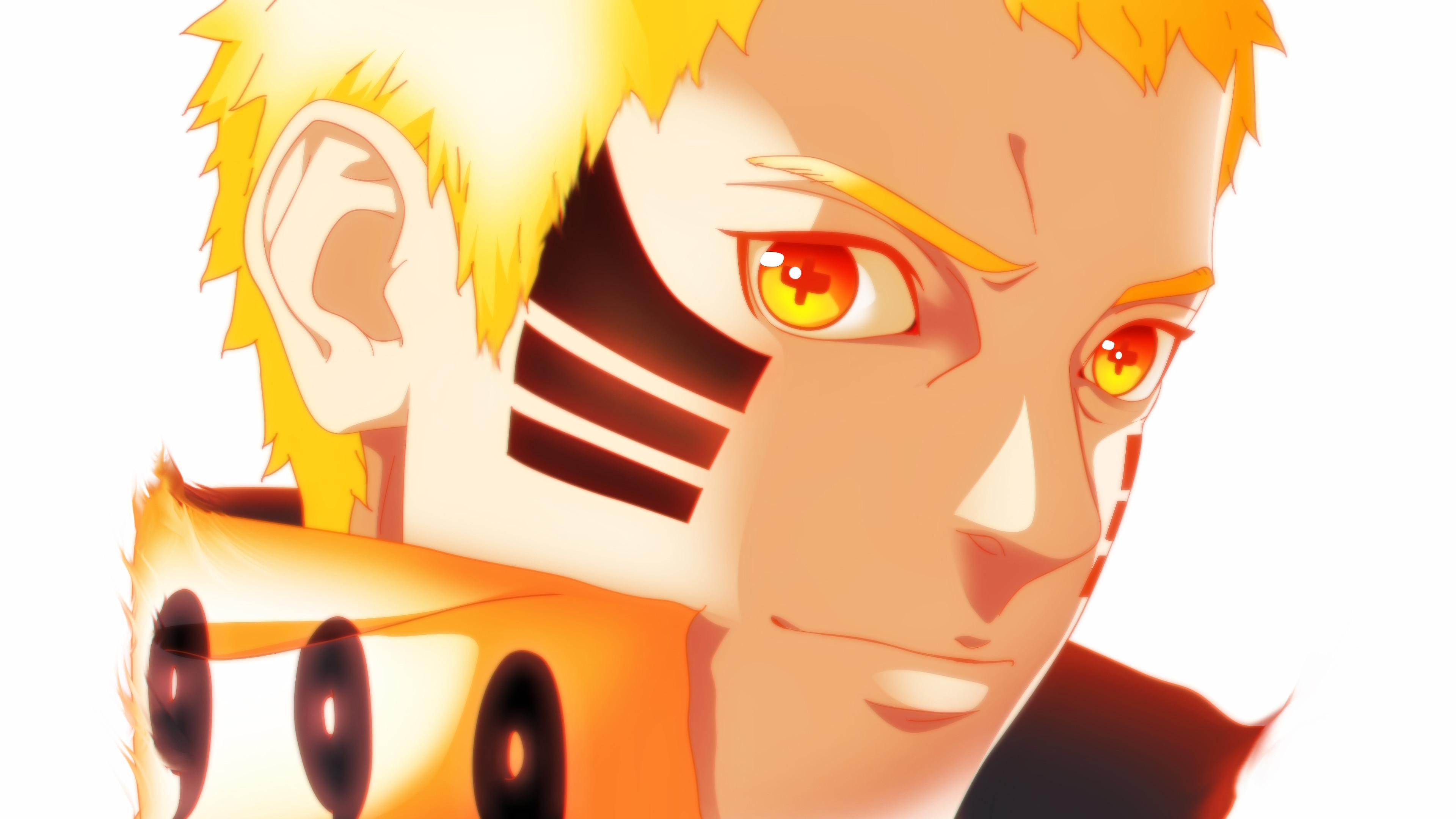 Naruto Uzumaki Six Paths Sage Mode Boruto Anime 4K