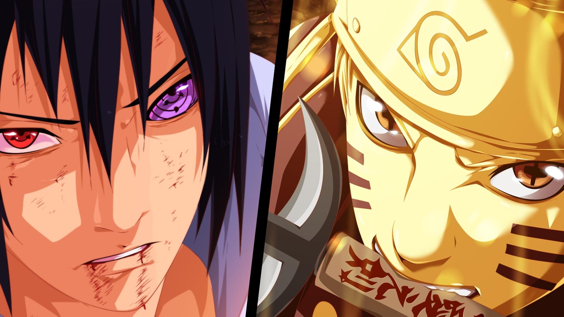 Naruto And Sasuke Sage Of Six Paths