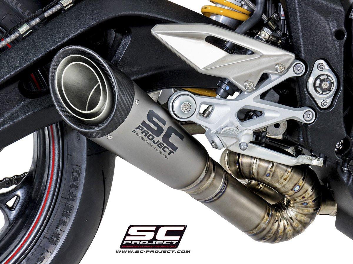 Triumph Street Triple 765S R RS 2017> SC Project S1 Muffler