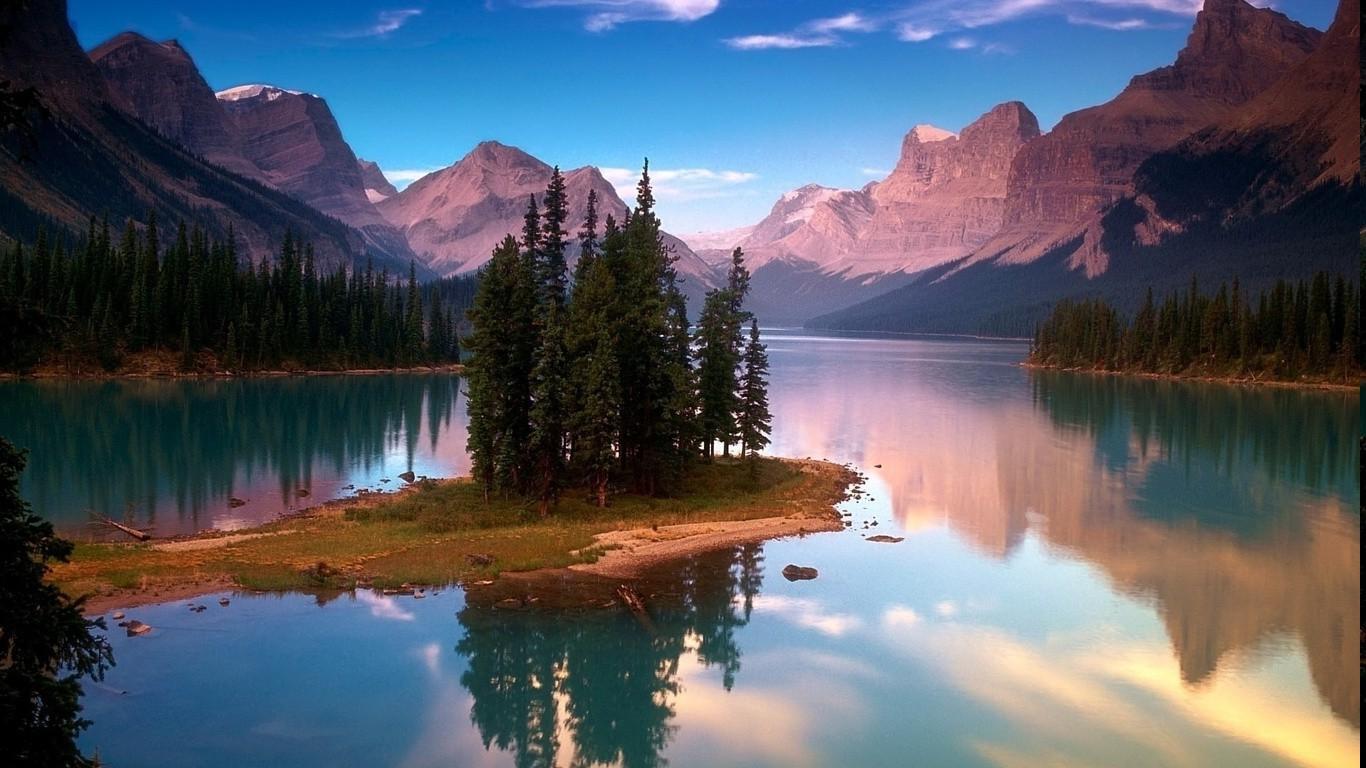 Wallpaper  nature landscape clouds trees lake rocks mountains water  ripples forest plants Jasper National Park Canada 1920x1080  Forfenix   1850169  HD Wallpapers  WallHere
