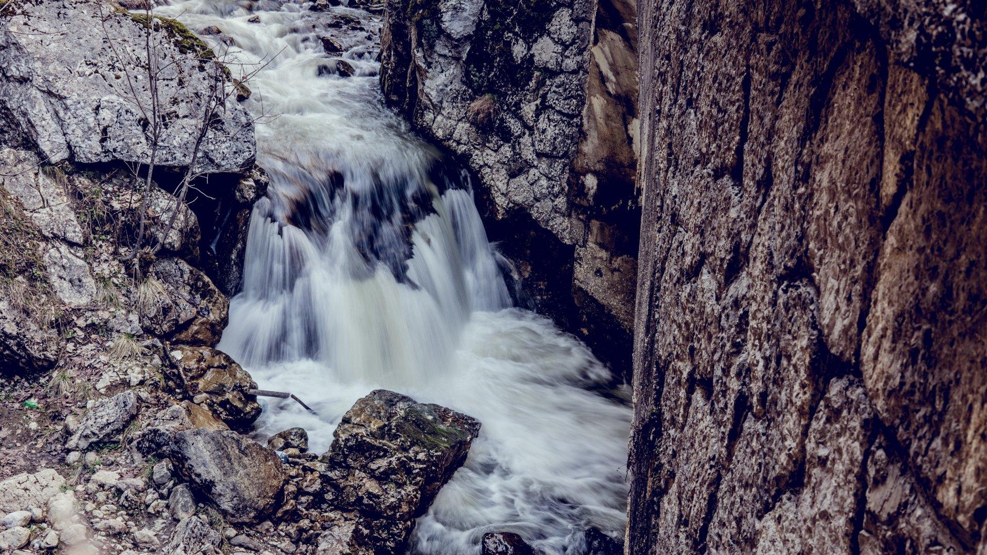 1920x1080 rock stream river waterfall wallpaper