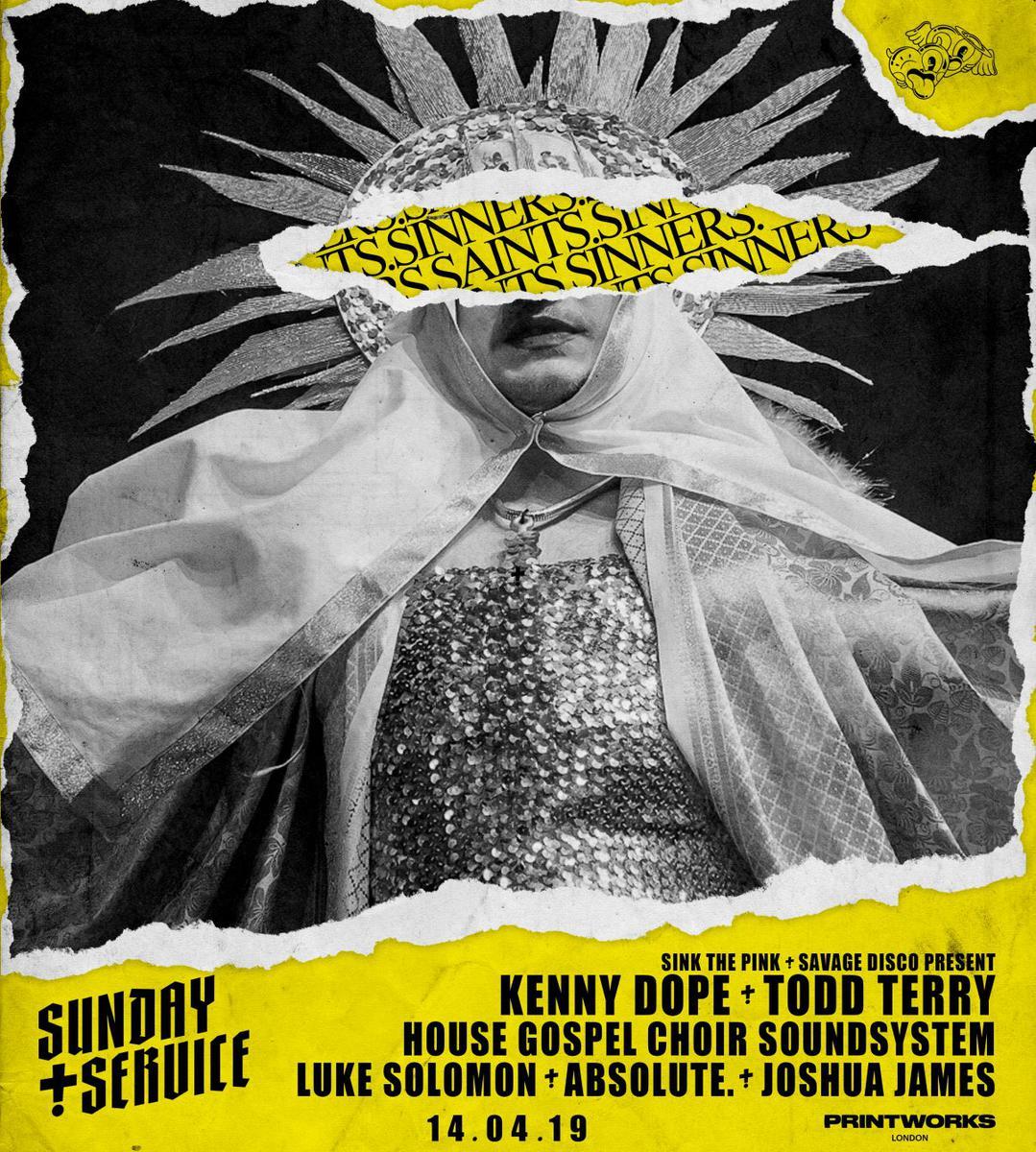 Sunday Service feat. Kenny Dope, Sink The Pink, Todd Terry