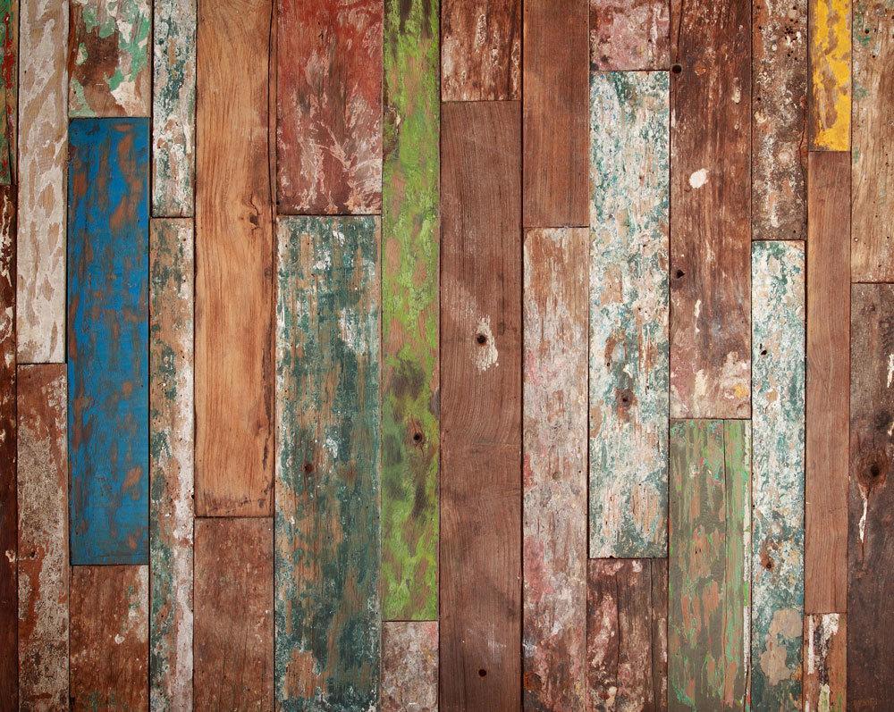 Weathered Wood Wall Mural