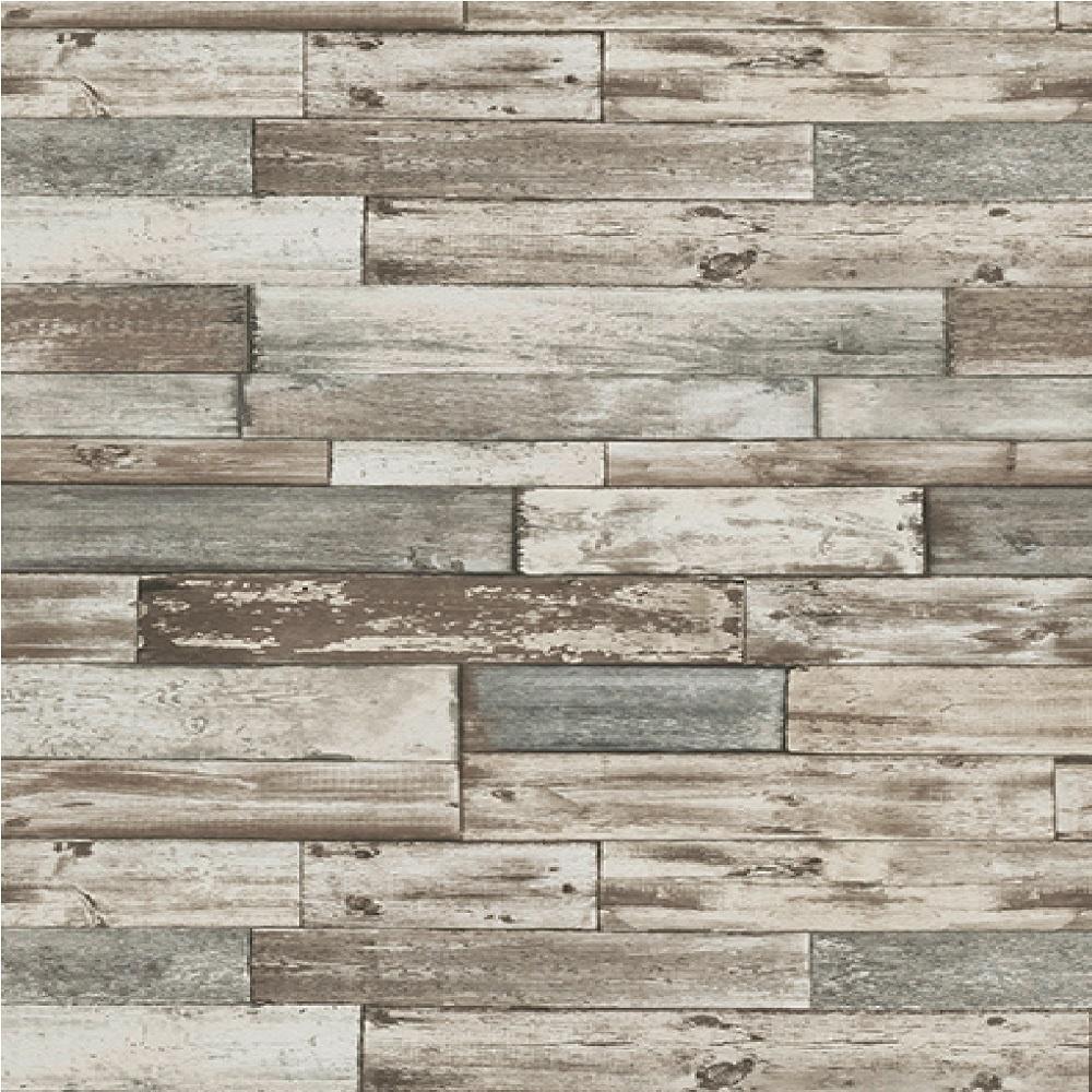 Details about Wood Weathered Effect Wallpaper Wooden Panel Board Faux Life Like Grey Erismann