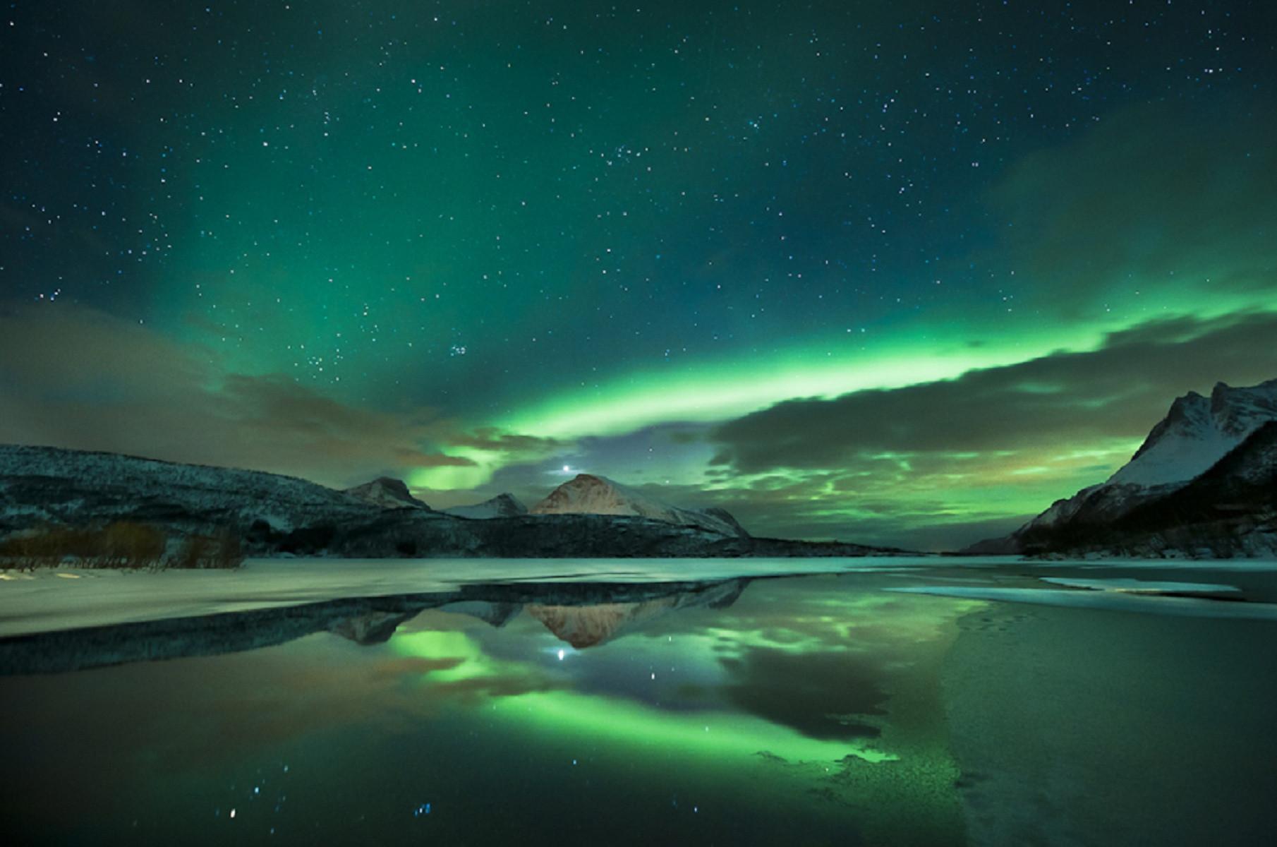 Aurora Borealis i Rana, Norway [1810x1200]