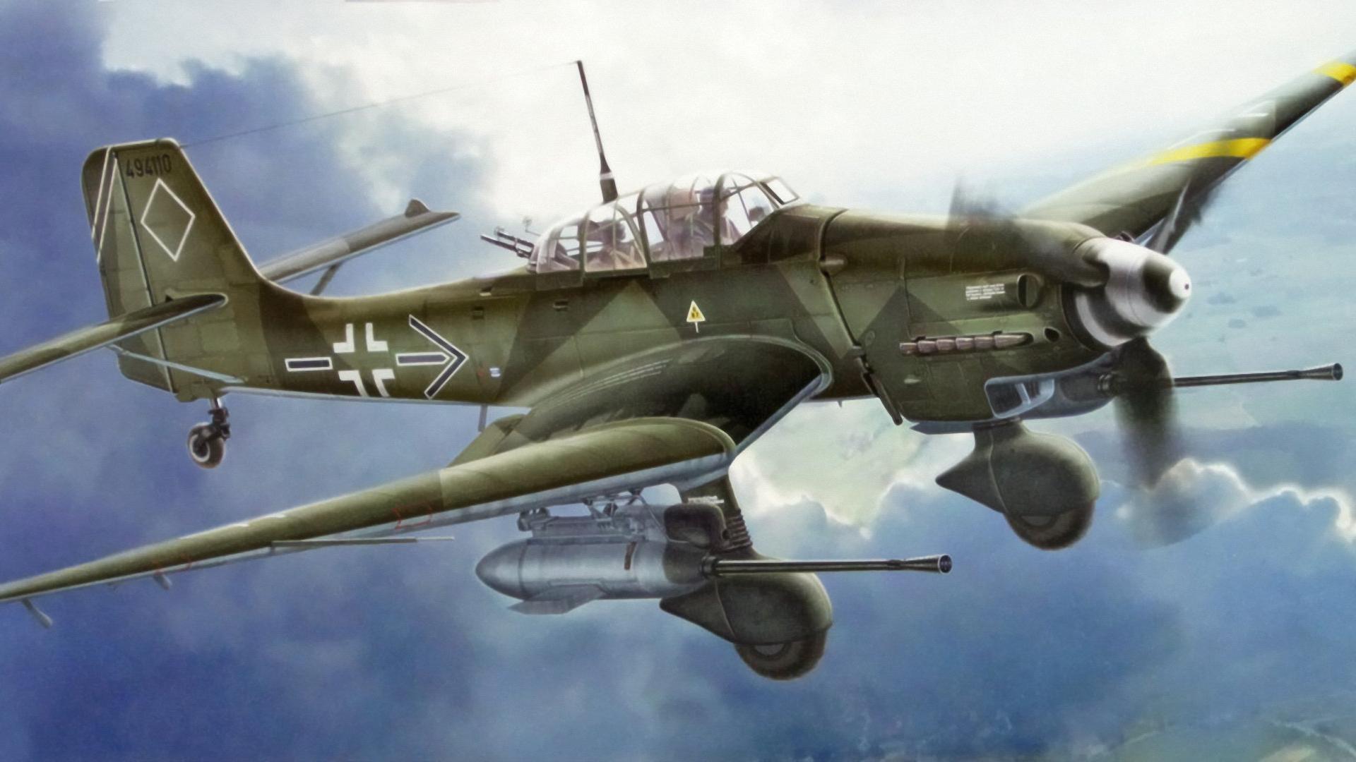 Junkers Ju 87 Wallpaper 8 X 1080
