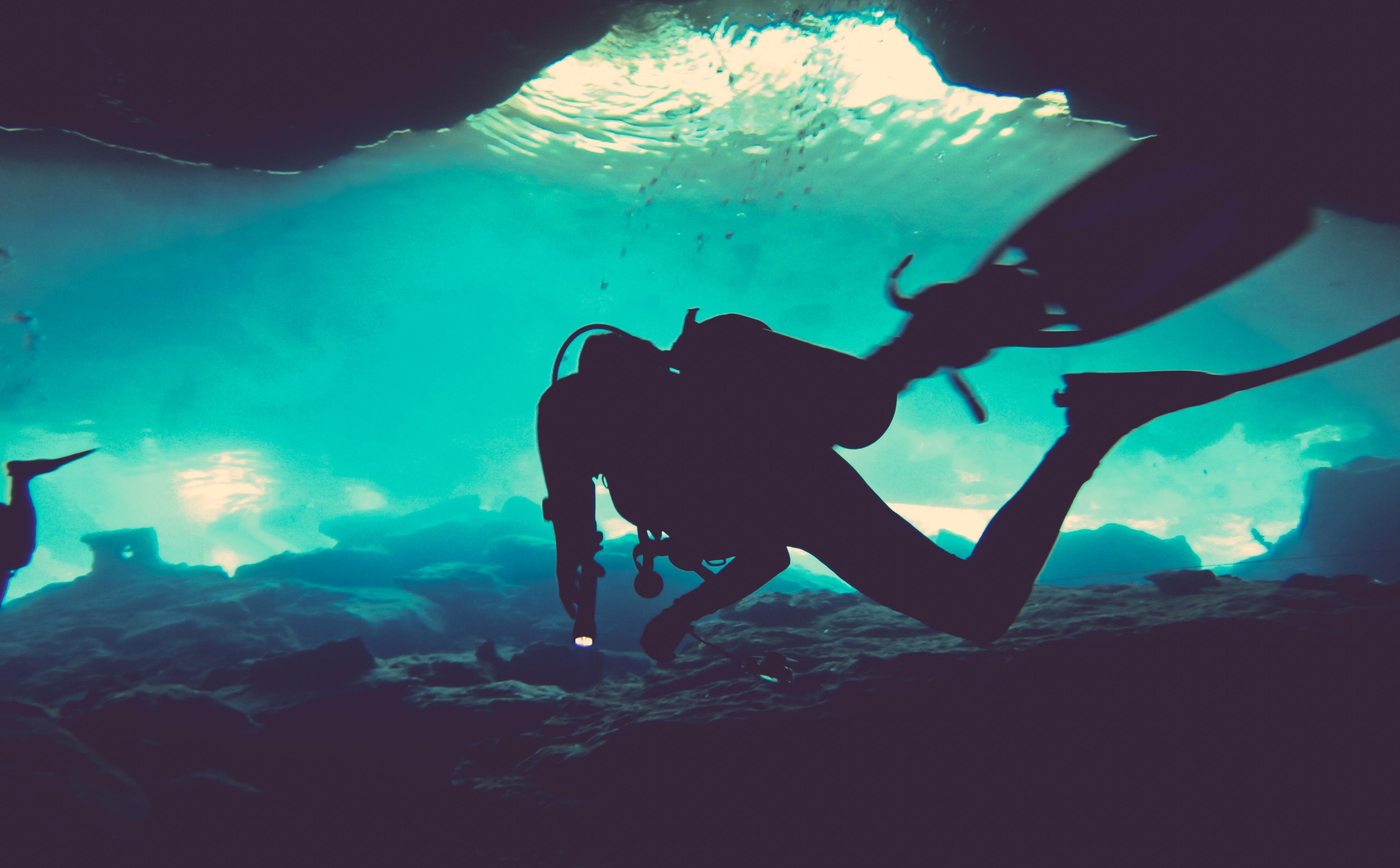 Scuba diving 4k Ultra HD Wallpaper. Background Image