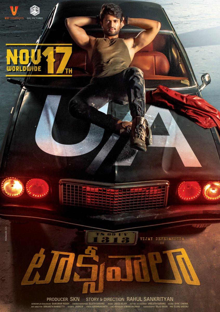 Taxiwala Release Date Poster.