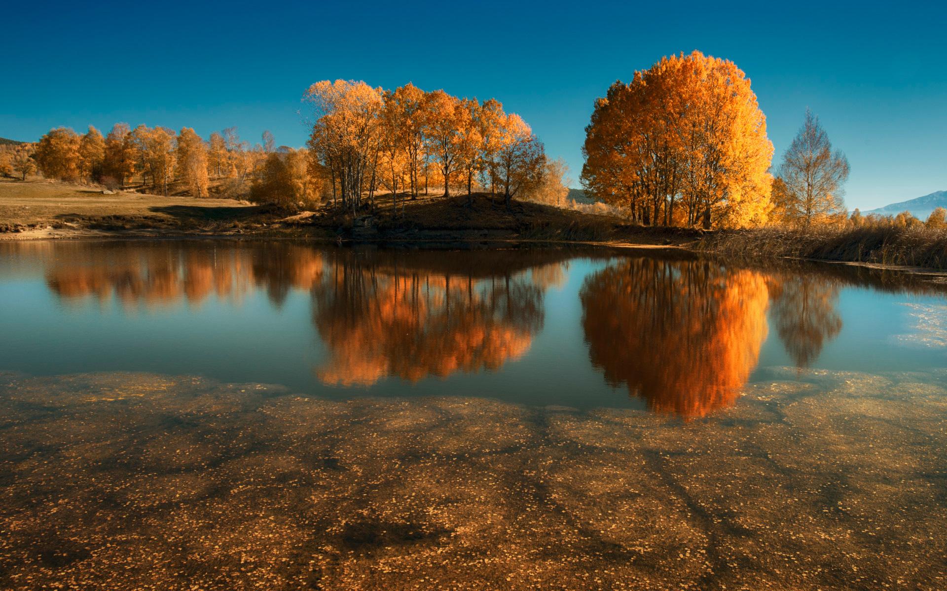 Autumn Reflection Wallpapers Wallpaper Cave