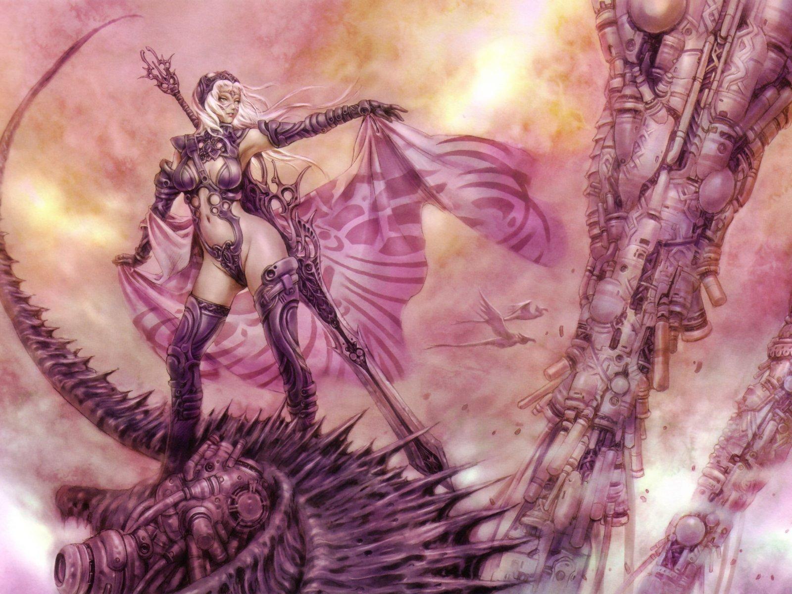 Science Fiction Sword Original Characters Fantasy Art