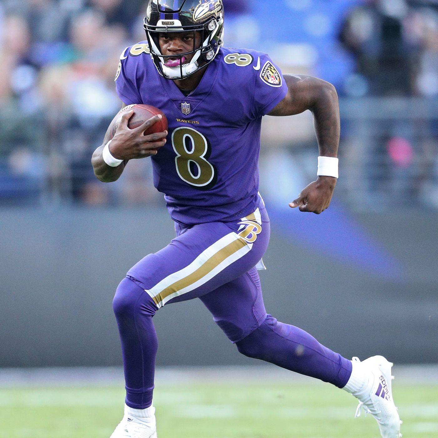 Lamar Jackson will start for the Ravens, and the Falcons