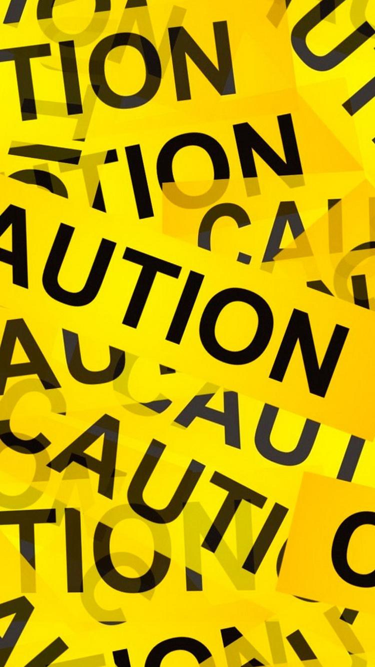 Caution Yellow Tape Iphone 6 Wallpapers