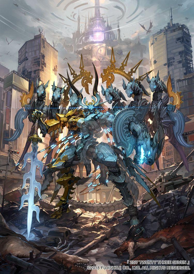 7 Yamata No Orochi By TakayamaToshiaki. Mechas. Robot