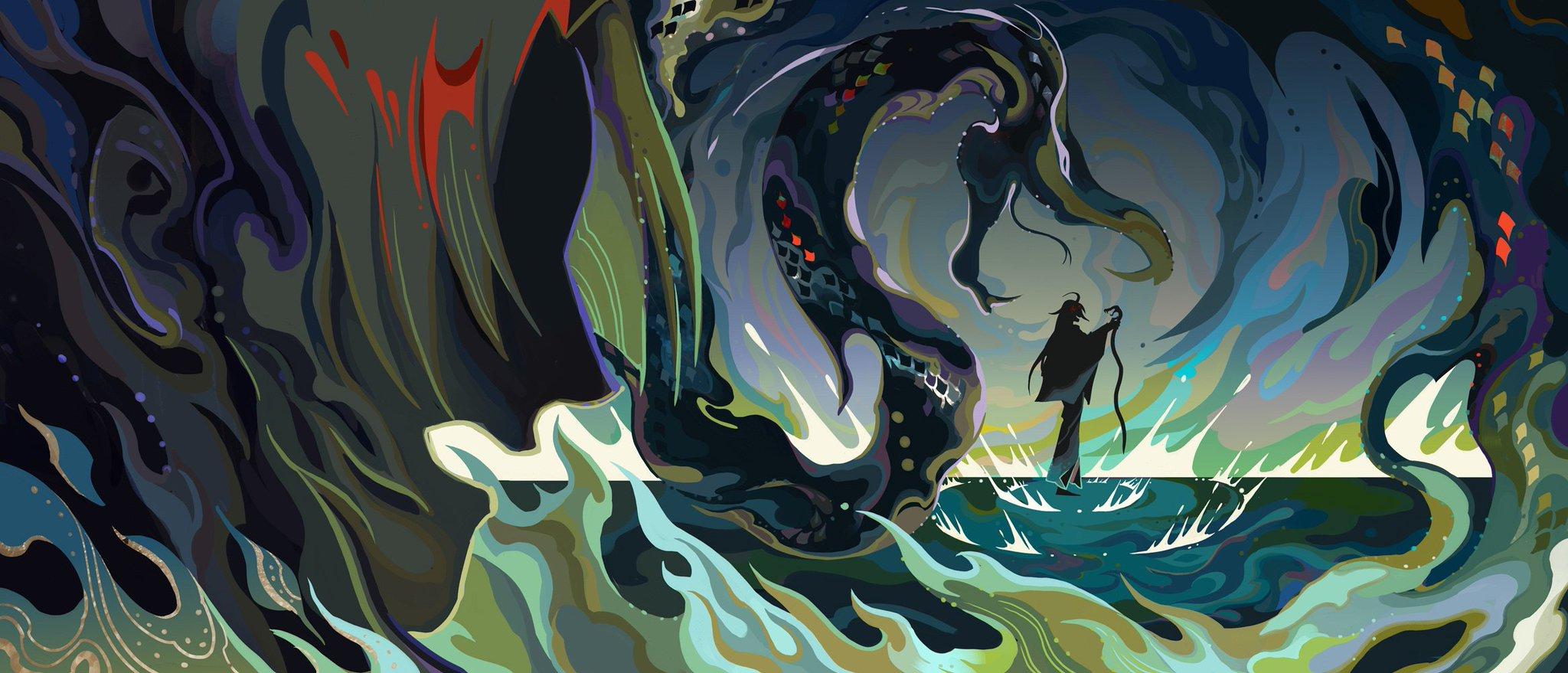 Kuri Huang four illustrations for Game
