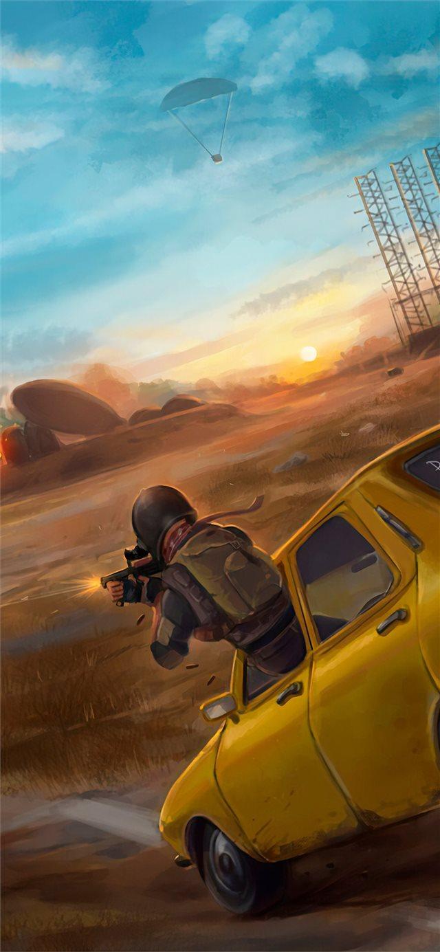 pubg car fight 4k iPhone X Wallpaper Free Download