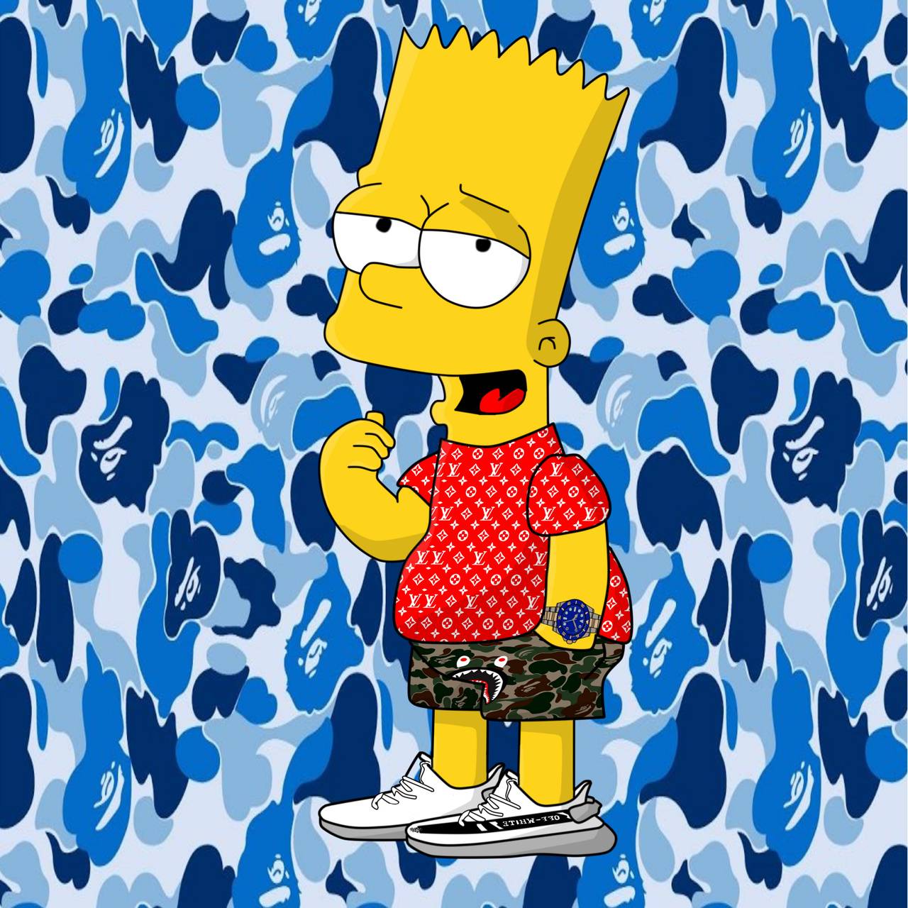 Hypebeast Bart Simpson Supreme Wallpaper Hypebeast Wallpaper Bart | The ...