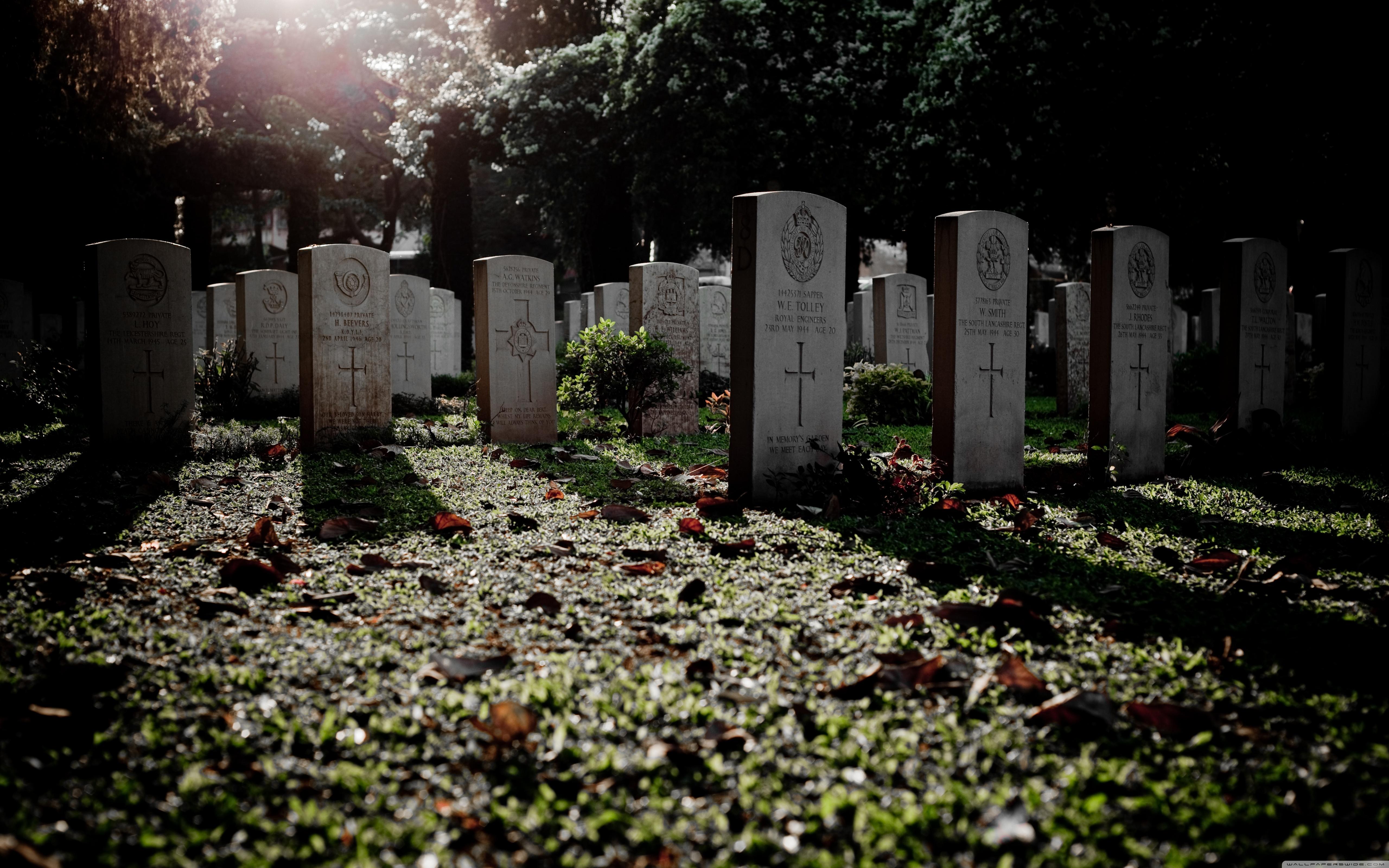 Tombstones At Night ❤ 4K HD Desktop Wallpaper for 4K Ultra