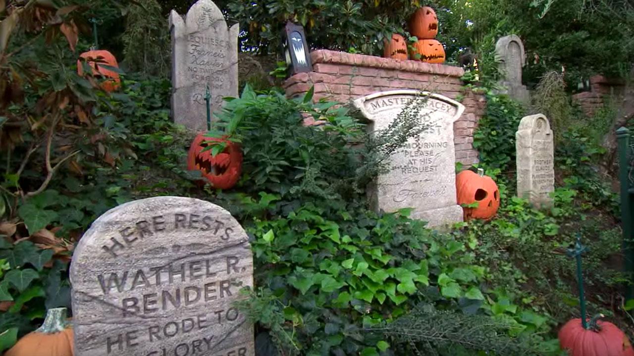 Haunted Mansion Headstones Return to Disneyland Park