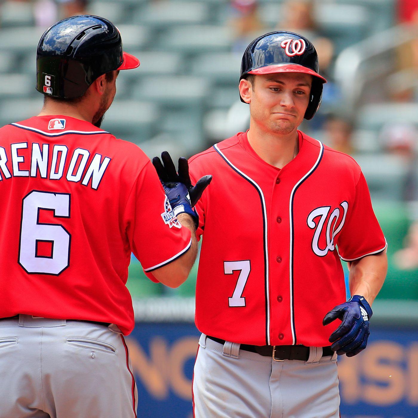 Download Anthony Rendon And Trea Turner Graphic Wallpaper