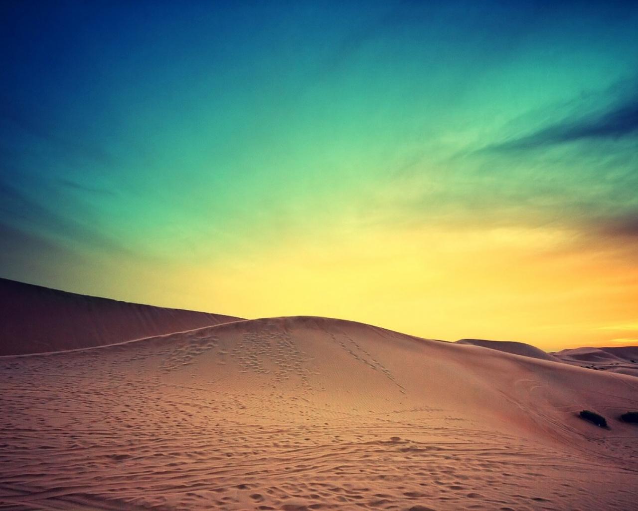 Deep Desert & Magical Sunset desktop PC and Mac