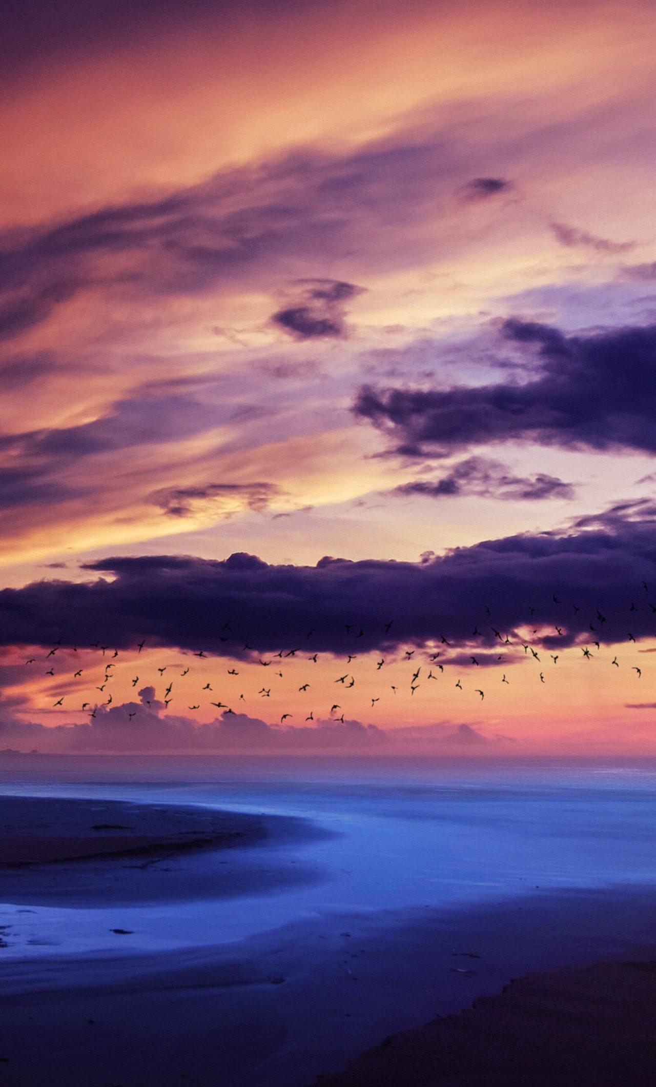 Magical Scenery Sunset iPhone HD 4k Wallpaper