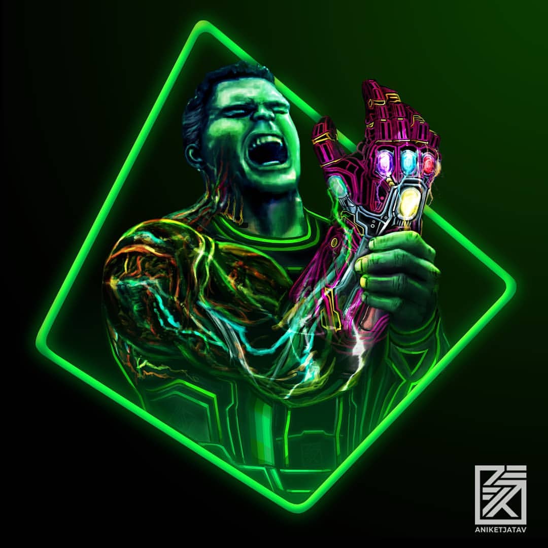 Hulk with Nano Gauntlet