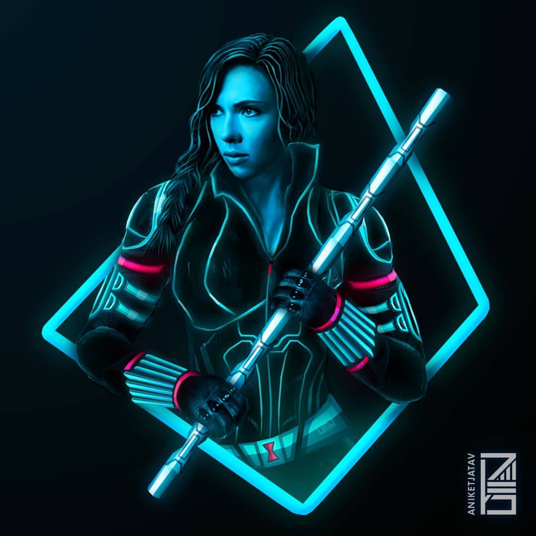 Neon EndGame Series, 6 Widow ♥️ Tryin