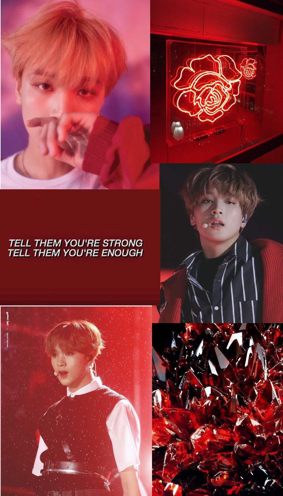 Haechan Hyuck Red Aesthetic Wallpaper (Requested). NCT