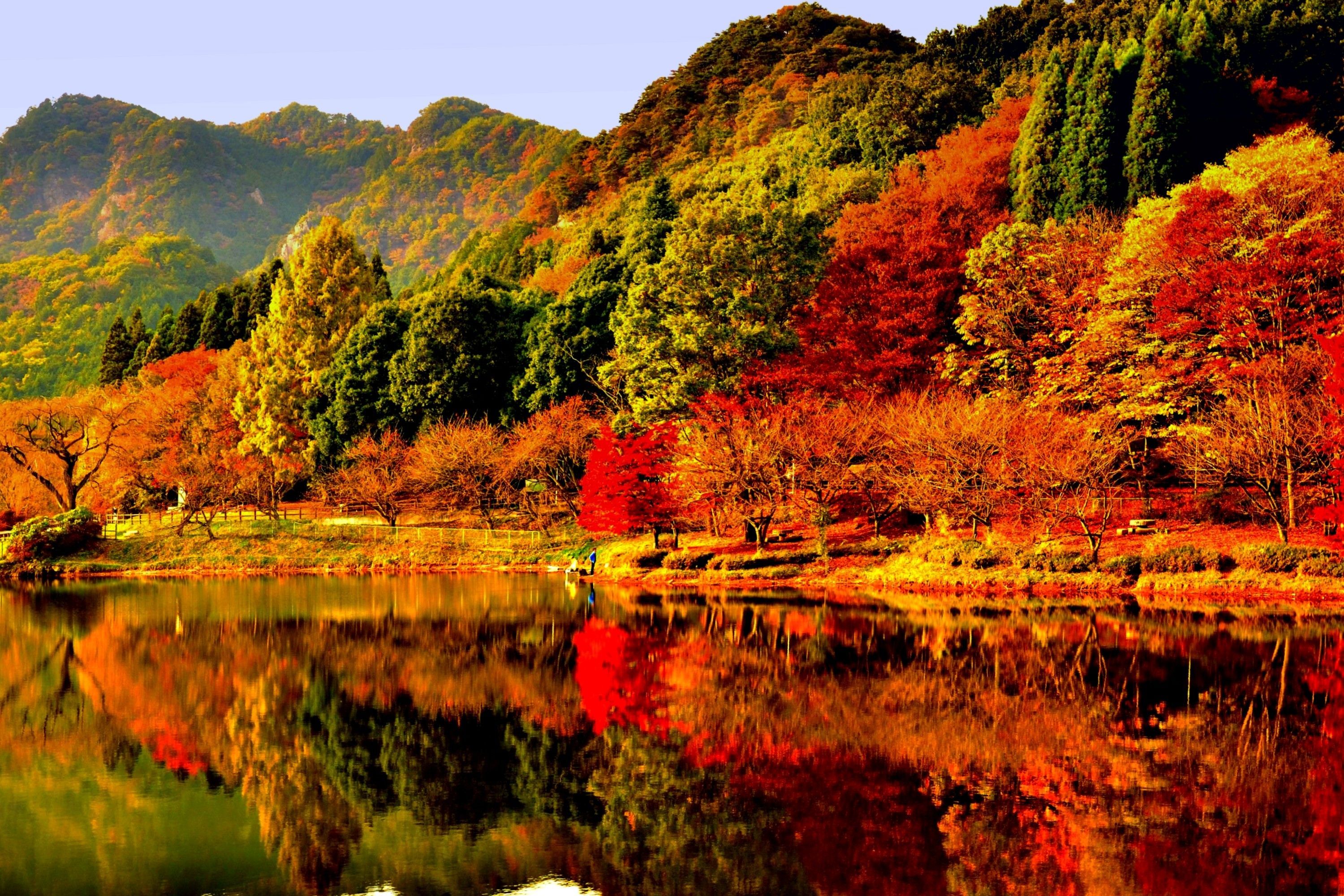 Autumn Reflection Lake Wallpapers - Wallpaper Cave