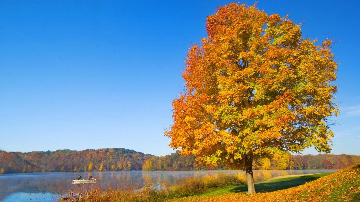 Serenity autumn hills Ohio wallpaperx1080