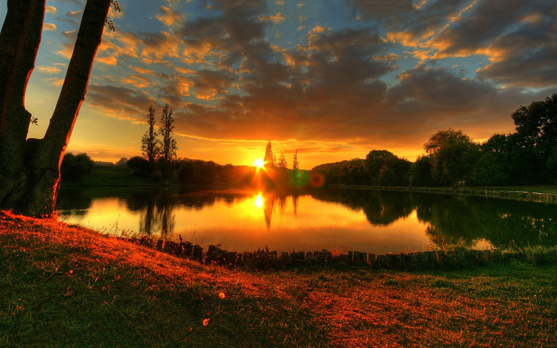 Amazing Red Sunset