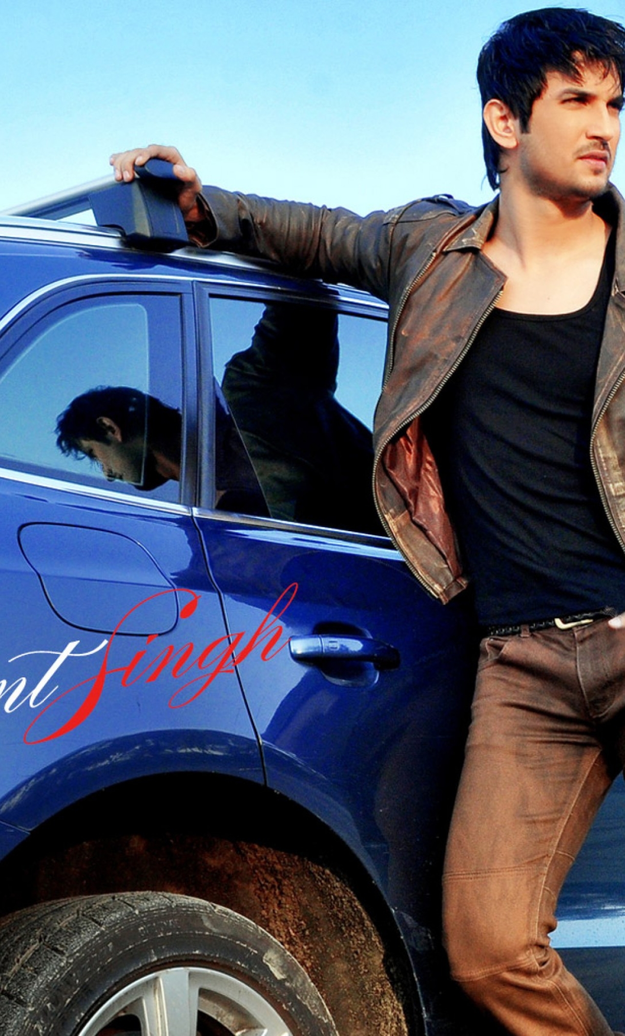 Sushant Singh Rajput with Car wallpaper iPhone 6