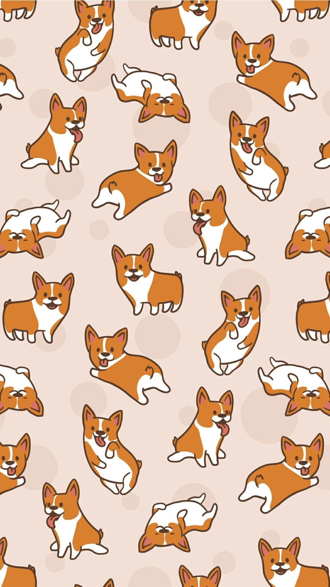 Download Cartoon Dog Sleeping Corgi Wallpaper  Wallpaperscom