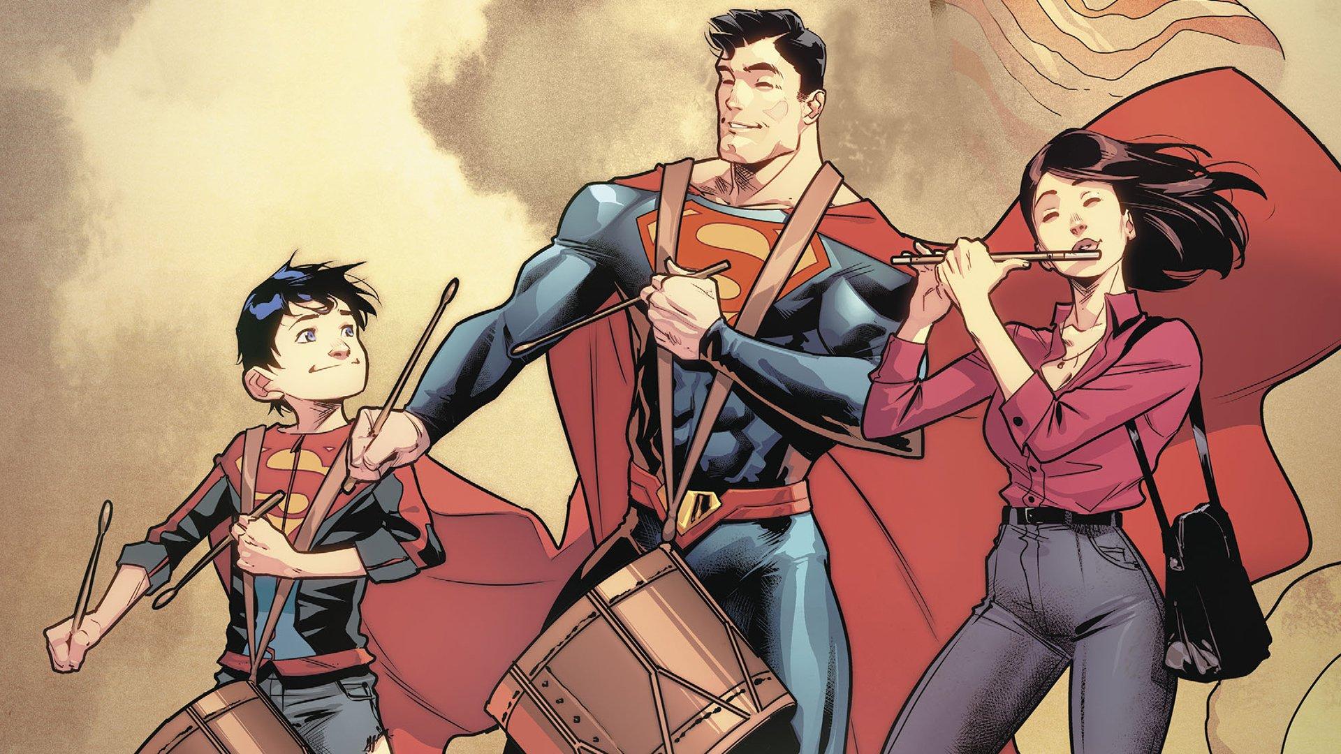 Superman and his family HD Wallpaper. Background Image