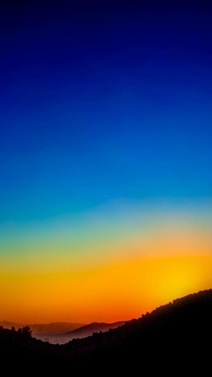 Twilight, sunrise, sky, minimal, 720x1280 wallpaper. Nature