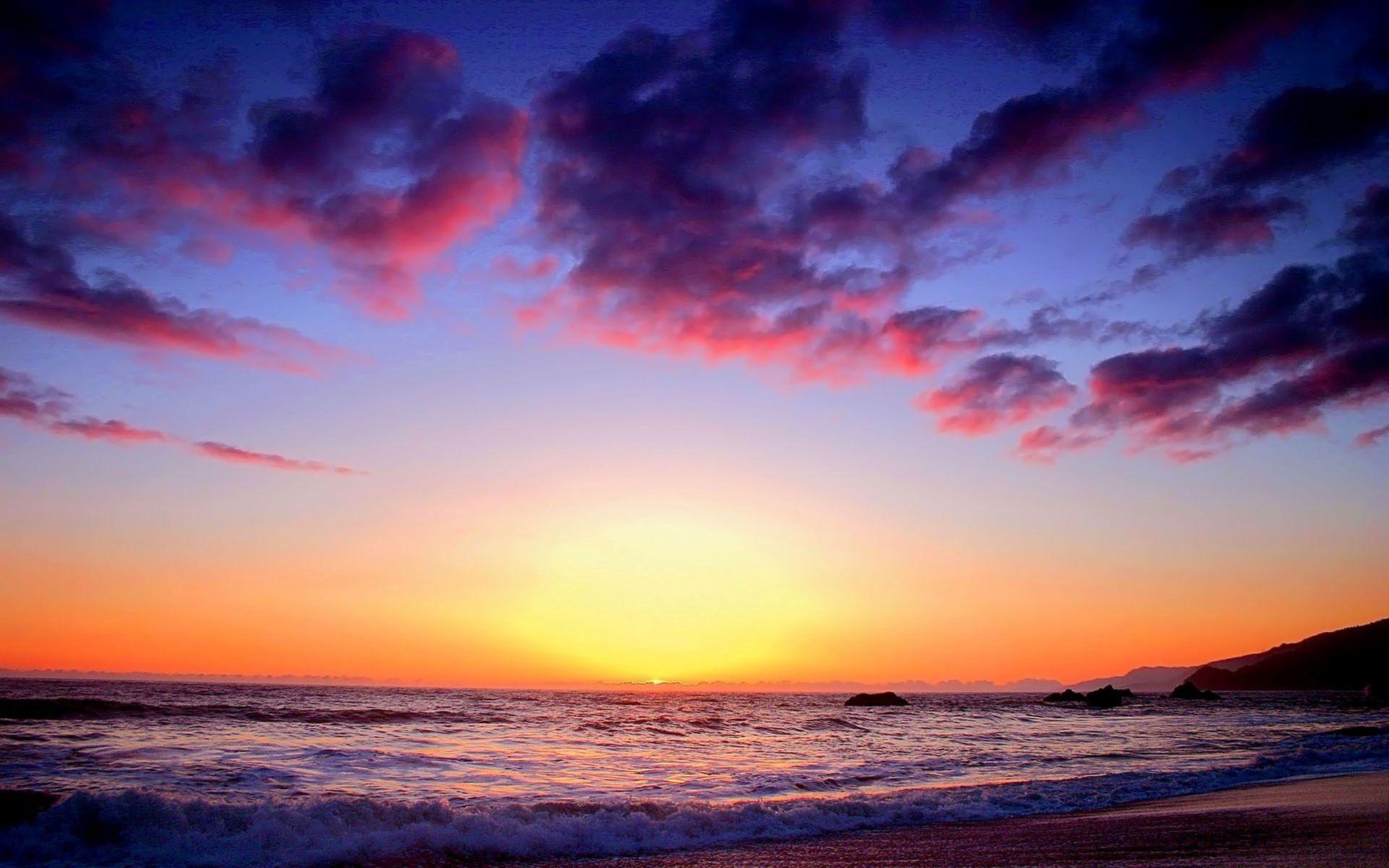 Image for Colorful Sunset Twilight HD Desktop Wallpaper