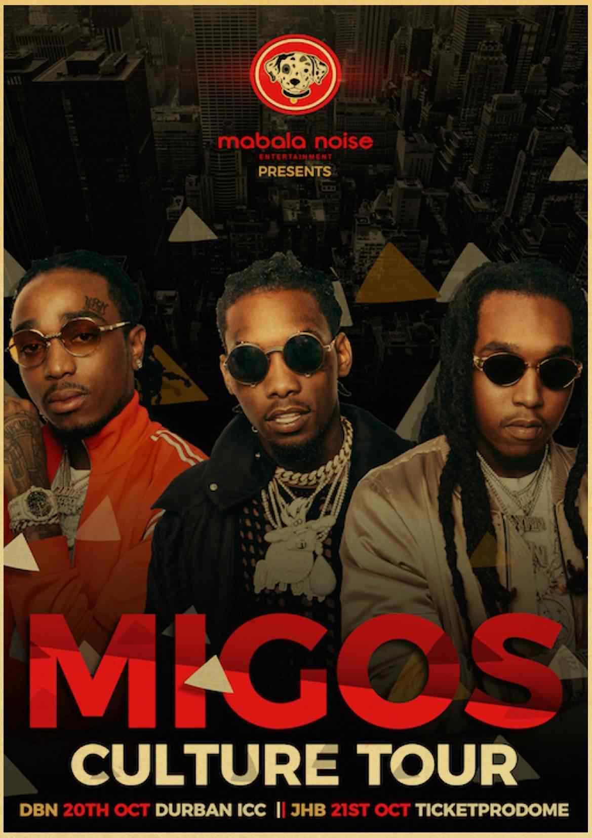 Hip Hop Music Rapper Migos Poster Home Decor High Quality Print Painting Wall Poster Decoration
