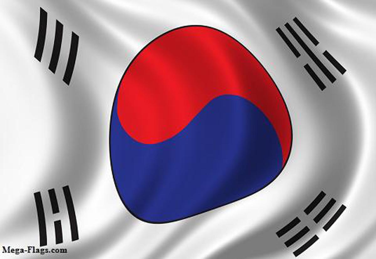 Флаг Армении и Южной Корее