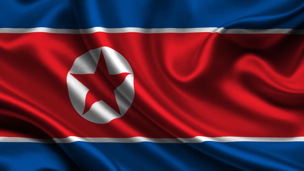North Korea Flag Wallpaper