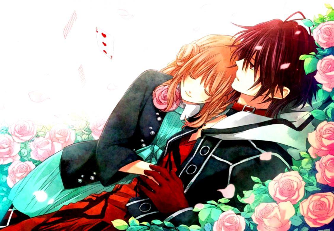 Anime Love Couple HD Wallpaper