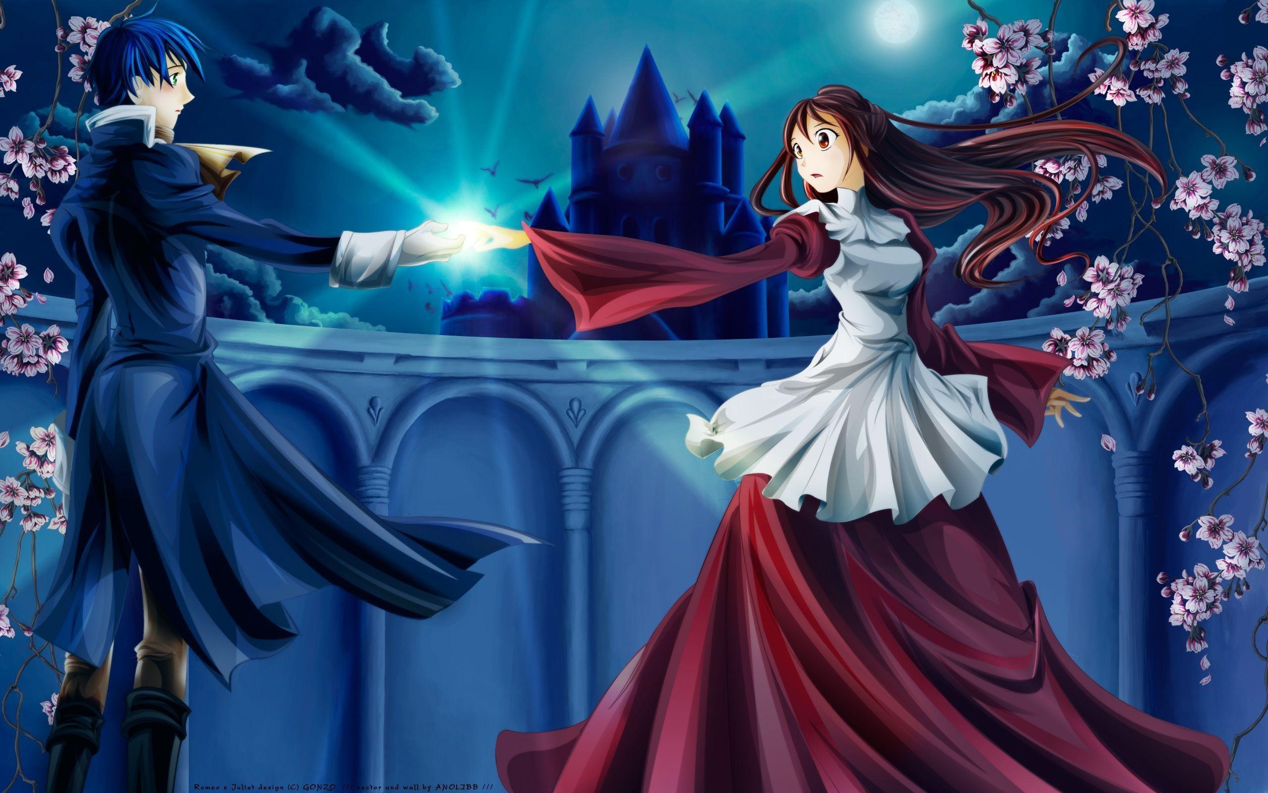 Romantic Anime Wallpaper background picture